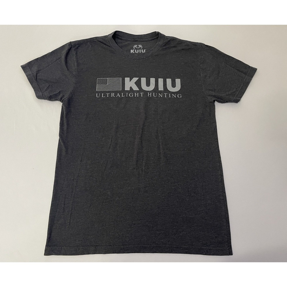 KUIU Shirt Mens M Gray Ultralight Hunting Gear Performance Short Sleeve Tee